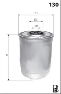 MISFAT Üzemanyagszűrő - M631 - TothCarparts