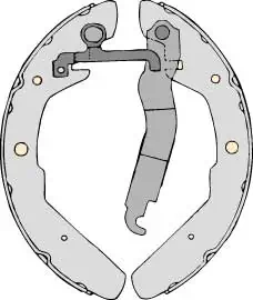 MGA fékpofakészlet - M645 - TothCarparts