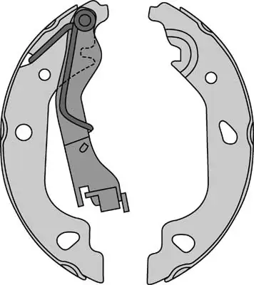 MGA fékpofakészlet - M787 - TothCarparts