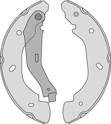 MGA fékpofakészlet - M790 - TothCarparts