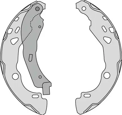 MGA fékpofakészlet - M818 - TothCarparts