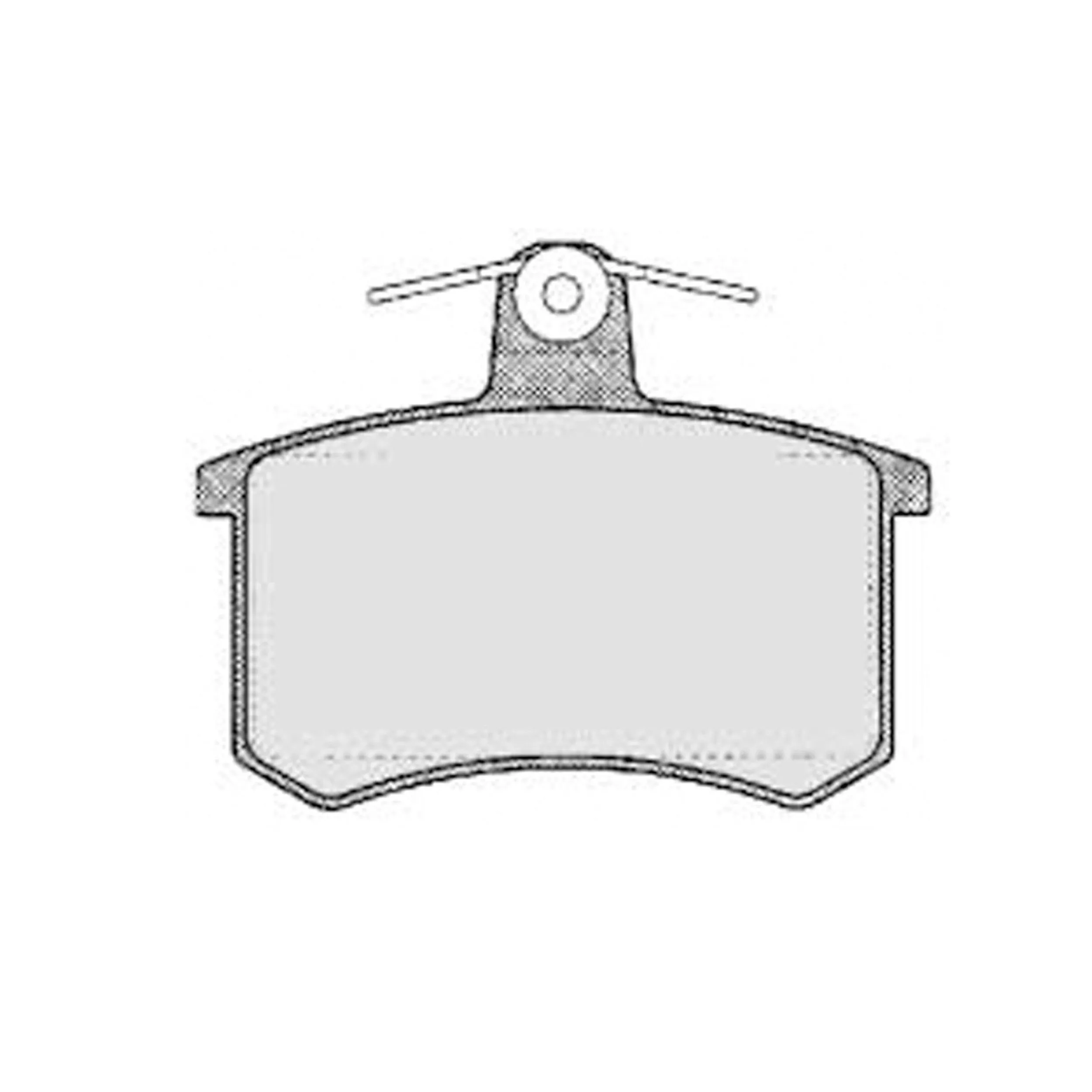 TECDRIVE fékbetétkészlet, tárcsafék - TPF0204 - TothCarparts