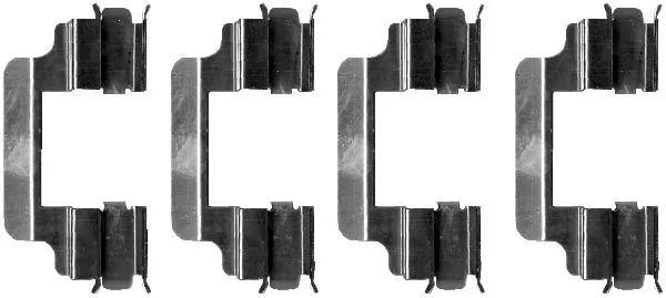 MINTEX tartozékkészlet, tárcsafékbetét - MBA1231 - TothCarparts
