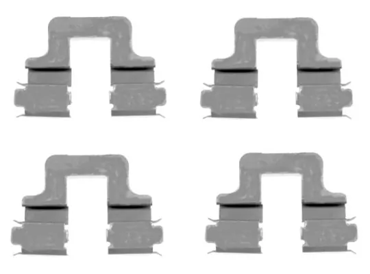 MINTEX tartozékkészlet, tárcsafékbetét - MBA1606 - TothCarparts