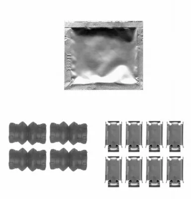 MINTEX tartozékkészlet, tárcsafékbetét - MBA1788 - TothCarparts