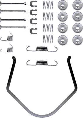 MINTEX tartozékkészlet, fékpofa - MBA638 - TothCarparts