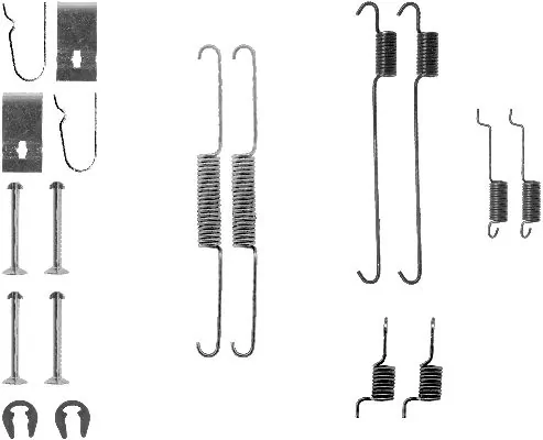MINTEX tartozékkészlet, fékpofa - MBA815 - TothCarparts