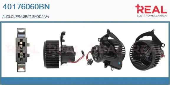 REAL Utastér-ventilátor - 40176060BN - TothCarparts