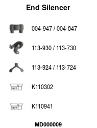 FA1 hátsó hangtompító - MD000009 - TothCarparts