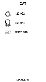 FA1 katalizátor - MD000124 - TothCarparts