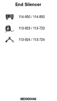 FA1 hátsó hangtompító - MD000446 - TothCarparts