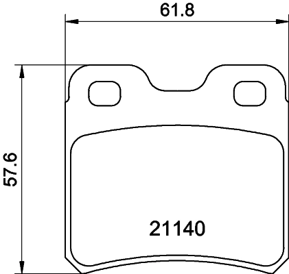 MINTEX fékbetétkészlet, tárcsafék - MDB1385 - TothCarparts