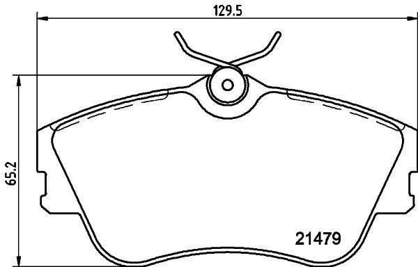 MINTEX fékbetétkészlet, tárcsafék - MDB1682 - TothCarparts