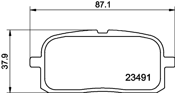 MINTEX fékbetétkészlet, tárcsafék - MDB1709 - TothCarparts