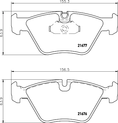 MINTEX fékbetétkészlet, tárcsafék - MDB1817 - TothCarparts
