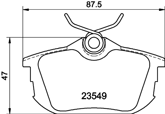MINTEX fékbetétkészlet, tárcsafék - MDB1831 - TothCarparts