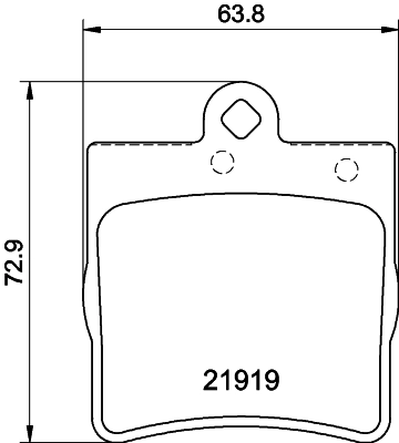 MINTEX fékbetétkészlet, tárcsafék - MDB1926 - TothCarparts