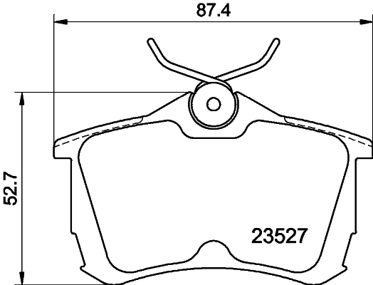 MINTEX fékbetétkészlet, tárcsafék - MDB1990 - TothCarparts