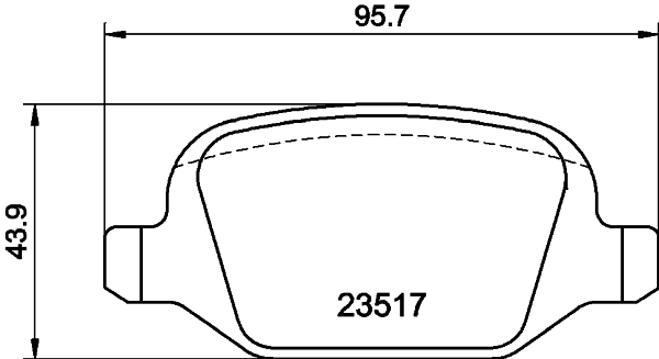 MINTEX fékbetétkészlet, tárcsafék - MDB2051 - TothCarparts