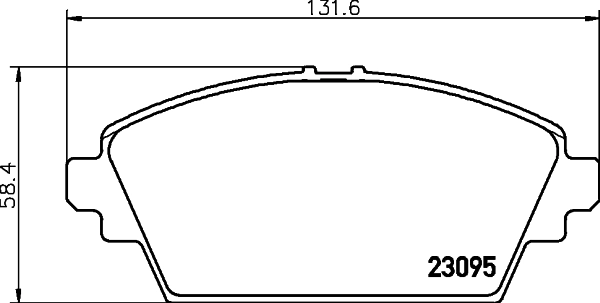 MINTEX fékbetétkészlet, tárcsafék - MDB2117 - TothCarparts