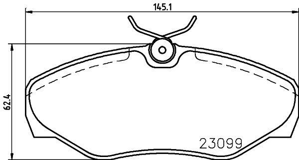 MINTEX fékbetétkészlet, tárcsafék - MDB2159 - TothCarparts