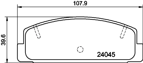 MINTEX fékbetétkészlet, tárcsafék - MDB2309 - TothCarparts
