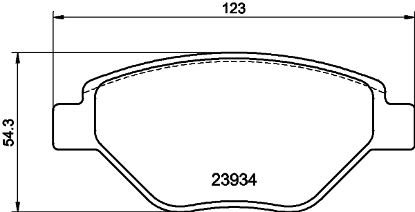 MINTEX fékbetétkészlet, tárcsafék - MDB2591 - TothCarparts