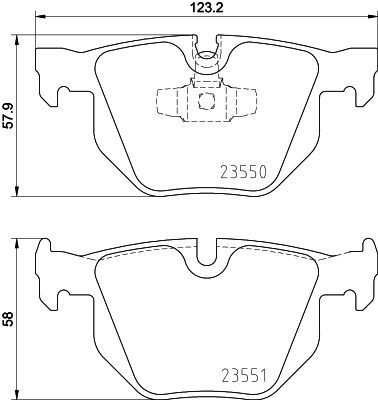 MINTEX fékbetétkészlet, tárcsafék - MDB2717 - TothCarparts