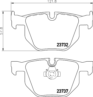MINTEX fékbetétkészlet, tárcsafék - MDB2719 - TothCarparts