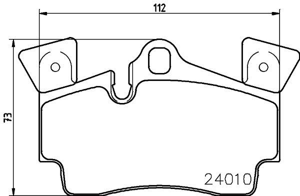 MINTEX fékbetétkészlet, tárcsafék - MDB2742 - TothCarparts