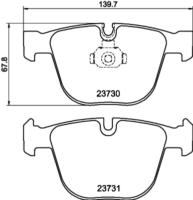 MINTEX fékbetétkészlet, tárcsafék - MDB2765 - TothCarparts
