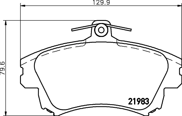 MINTEX fékbetétkészlet, tárcsafék - MDB2767 - TothCarparts