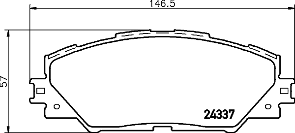 MINTEX fékbetétkészlet, tárcsafék - MDB2786 - TothCarparts
