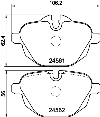 MINTEX fékbetétkészlet, tárcsafék - MDB2948 - TothCarparts