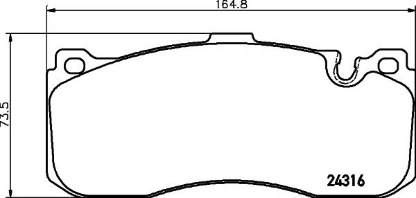 MINTEX fékbetétkészlet, tárcsafék - MDB2974 - TothCarparts