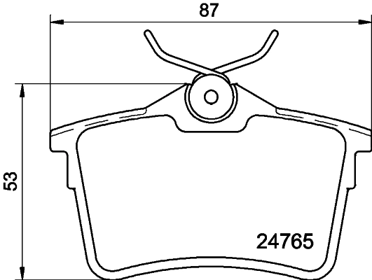 MINTEX fékbetétkészlet, tárcsafék - MDB2978 - TothCarparts