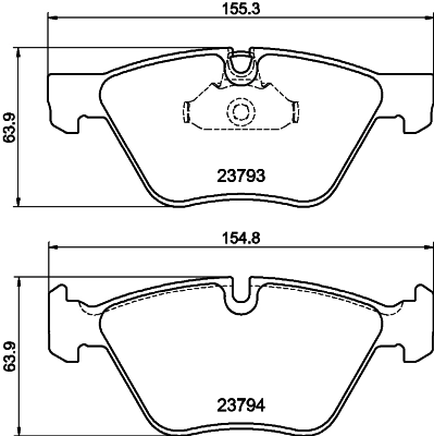 MINTEX fékbetétkészlet, tárcsafék - MDB3067 - TothCarparts