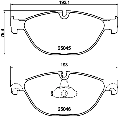 MINTEX fékbetétkészlet, tárcsafék - MDB3090 - TothCarparts