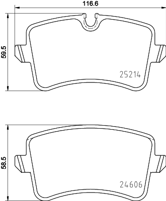 MINTEX fékbetétkészlet, tárcsafék - MDB3189 - TothCarparts
