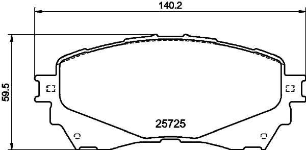 MINTEX fékbetétkészlet, tárcsafék - MDB3386 - TothCarparts