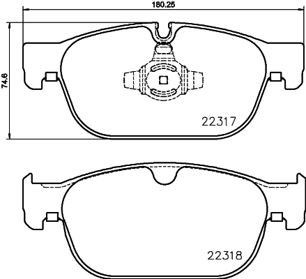 MINTEX fékbetétkészlet, tárcsafék - MDB3839 - TothCarparts