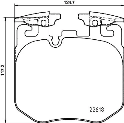 MINTEX fékbetétkészlet, tárcsafék - MDB3863 - TothCarparts