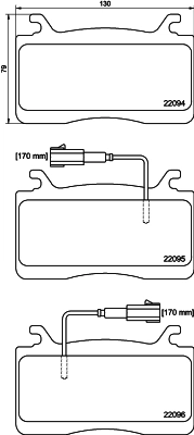 MINTEX fékbetétkészlet, tárcsafék - MDB3984 - TothCarparts