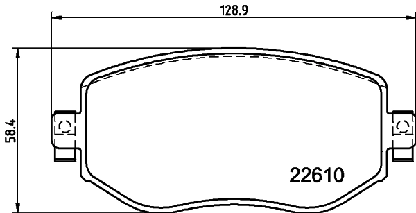 MINTEX fékbetétkészlet, tárcsafék - MDB3986 - TothCarparts