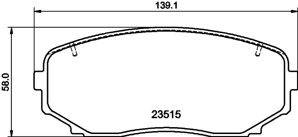 MINTEX fékbetétkészlet, tárcsafék - MDB3998 - TothCarparts