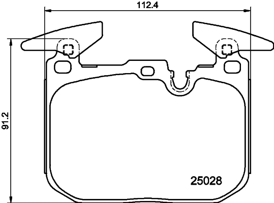 MINTEX fékbetétkészlet, tárcsafék - MDB4016 - TothCarparts