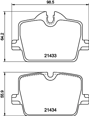 MINTEX fékbetétkészlet, tárcsafék - MDB4277 - TothCarparts
