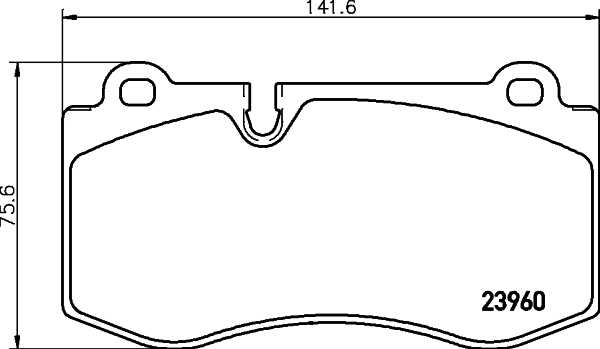 MINTEX fékbetétkészlet, tárcsafék - MDB82821 - TothCarparts