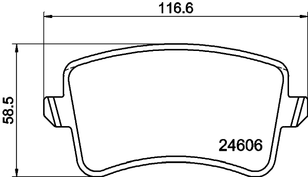 MINTEX fékbetétkészlet, tárcsafék - MDB82929 - TothCarparts