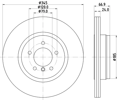 MINTEX féktárcsa - MDC1777 - TothCarparts